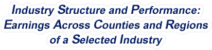 Utah - Earnings Across Counties and Regions of a Selected Industry