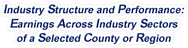 Utah - Earnings Across Industry Sectors of a Selected County or Region